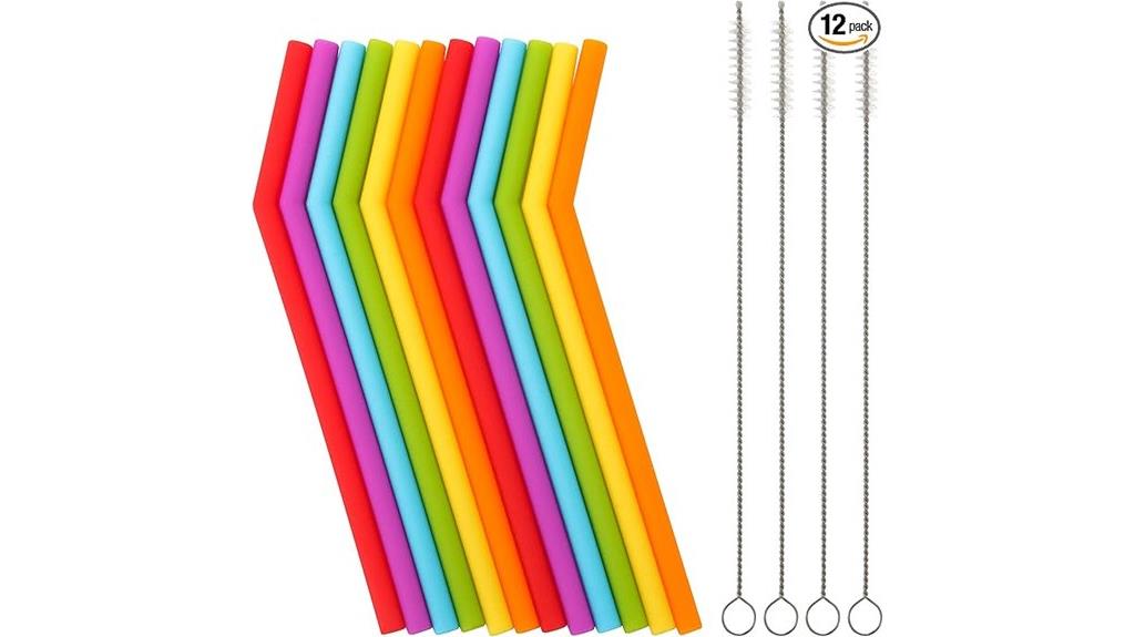 kids eco silicone straws
