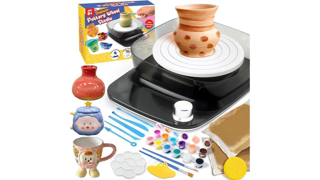 kids pottery wheel set