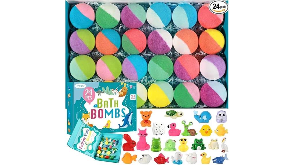 kids surprise bath bombs