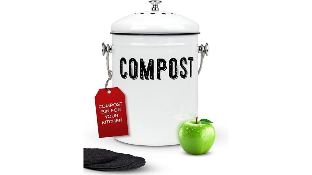 kitchen countertop compost bin