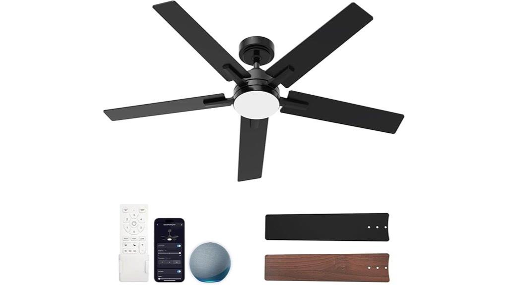 large alexa compatible ceiling fan