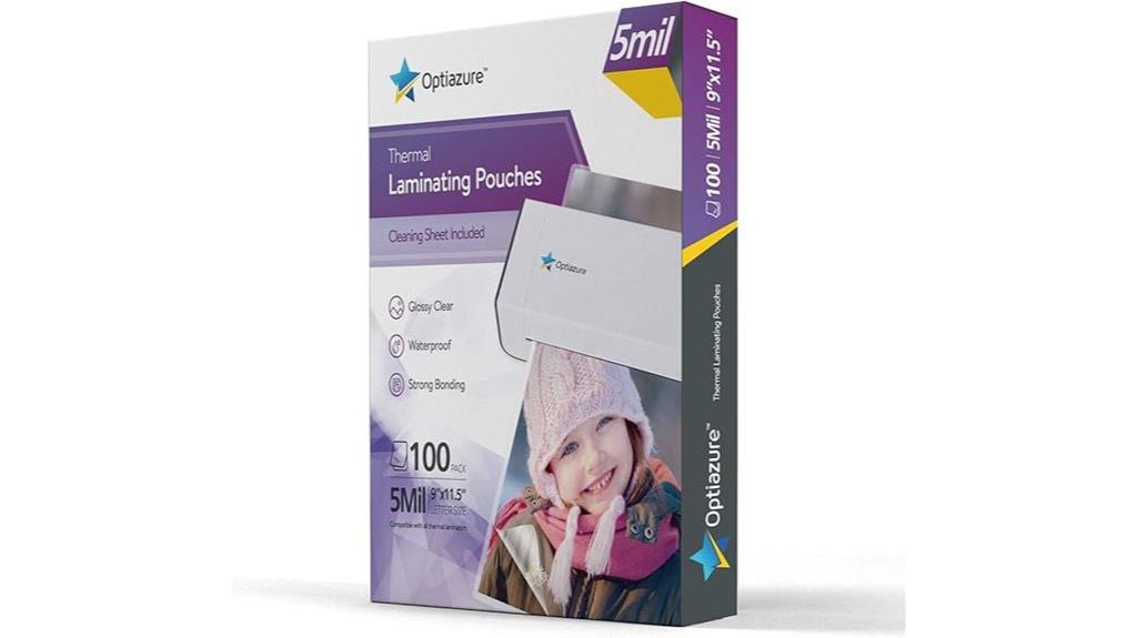 large clear laminating pouches