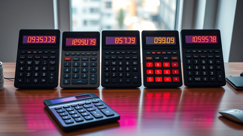 large display desk calculators