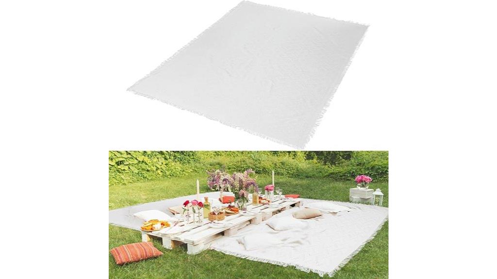 large fringe sandproof blanket