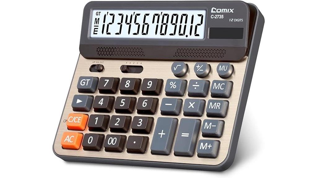large key desktop calculator