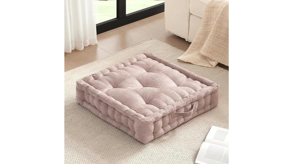 large meditation floor pillow