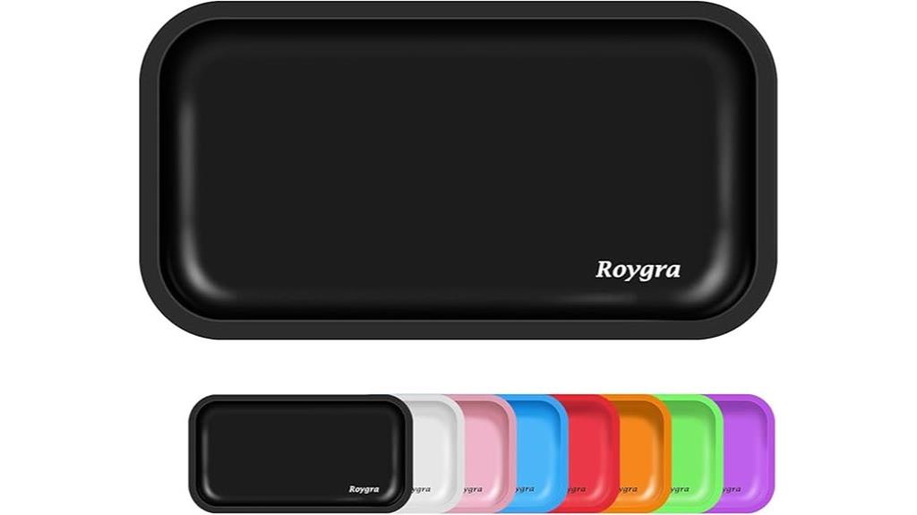 large metal rolling tray