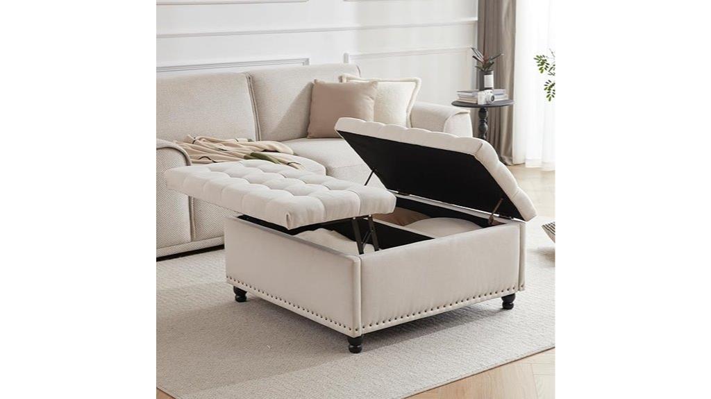 large square storage ottoman