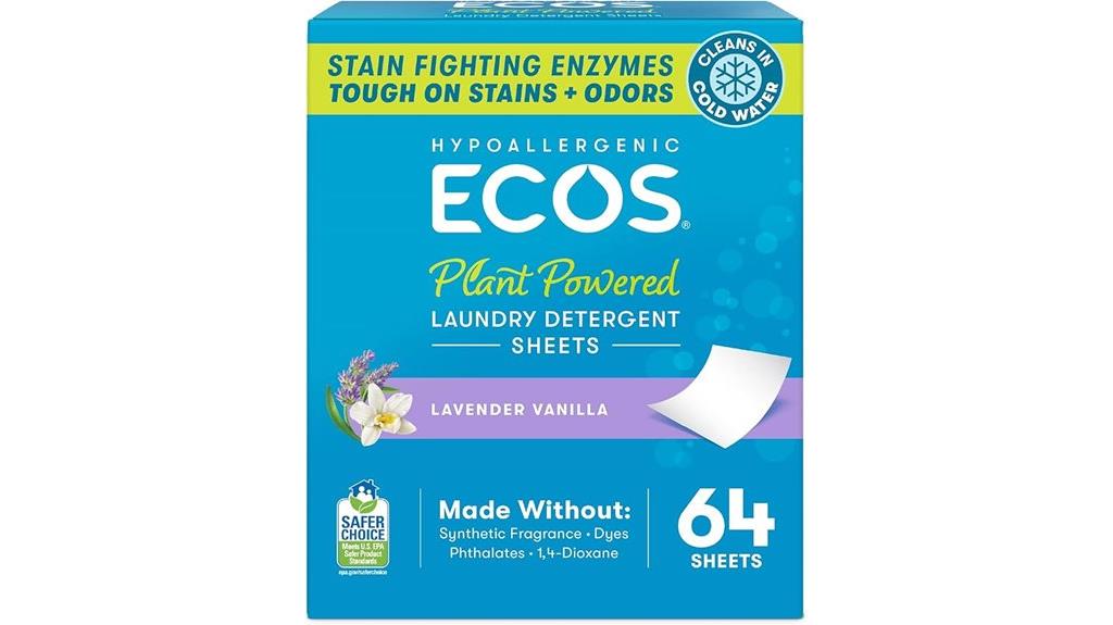 laundry detergent sheets package