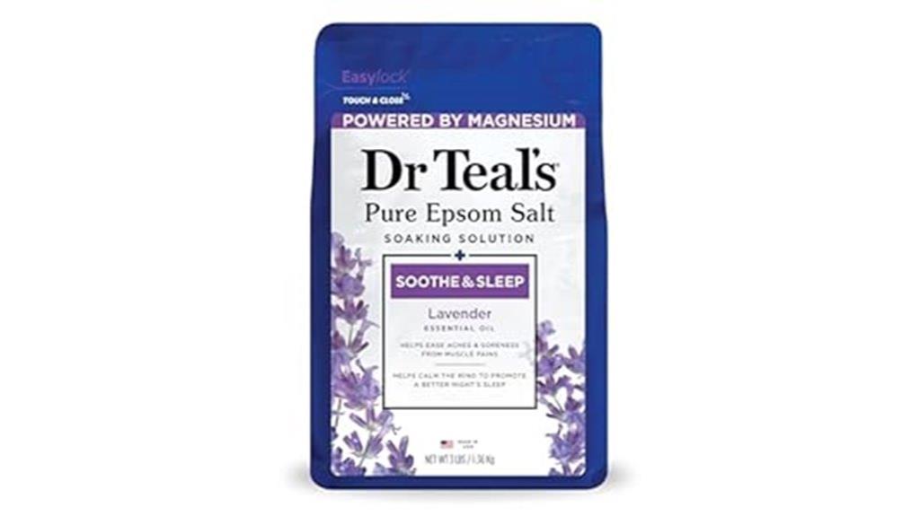 lavender scented magnesium soak