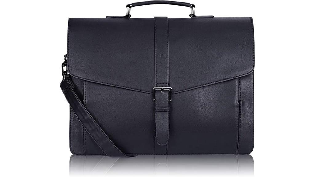 leather briefcase for laptops