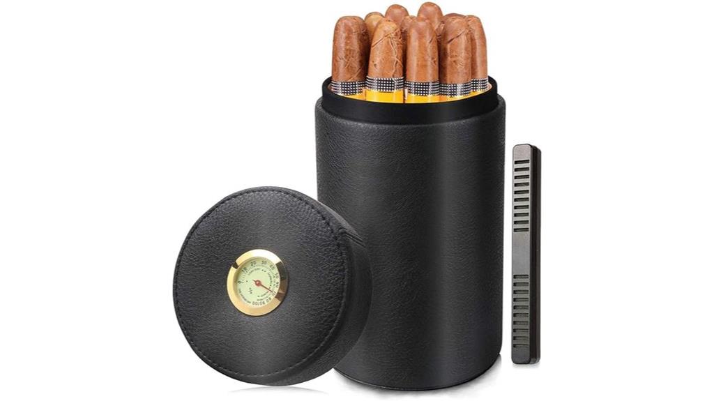 leather cedar cigar storage