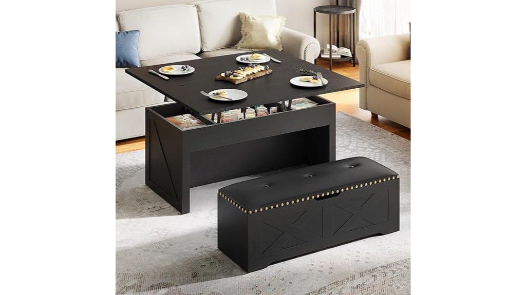 lift top storage coffee table