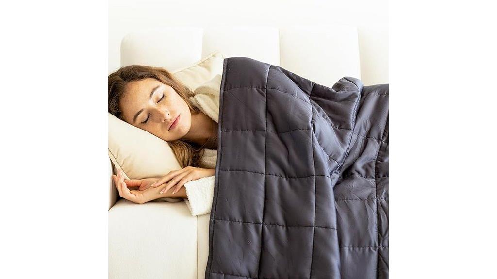 luxurious cotton weighted blanket