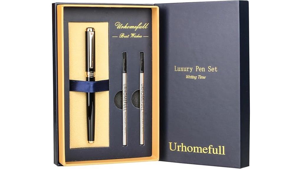 luxury gold trim pen