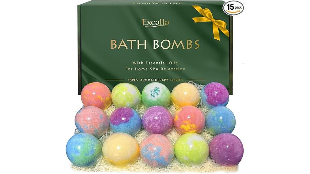 luxury shea cocoa bath bombs