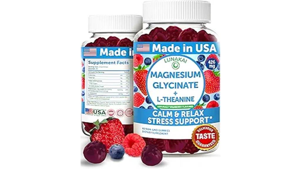 magnesium glycinate gummies with l theanine