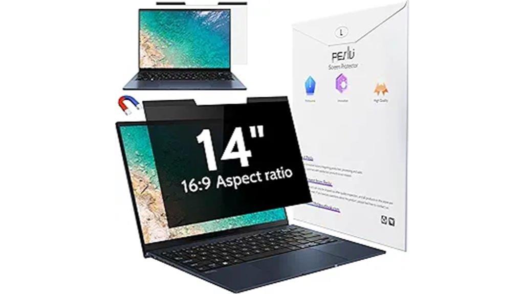 magnetic 14 inch laptop screen