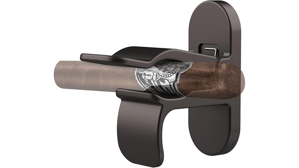 magnetic cigar holder with metal