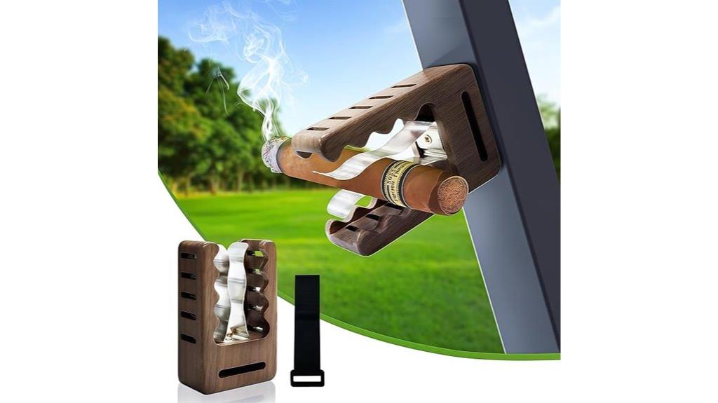 magnetic golf cart cigar holder