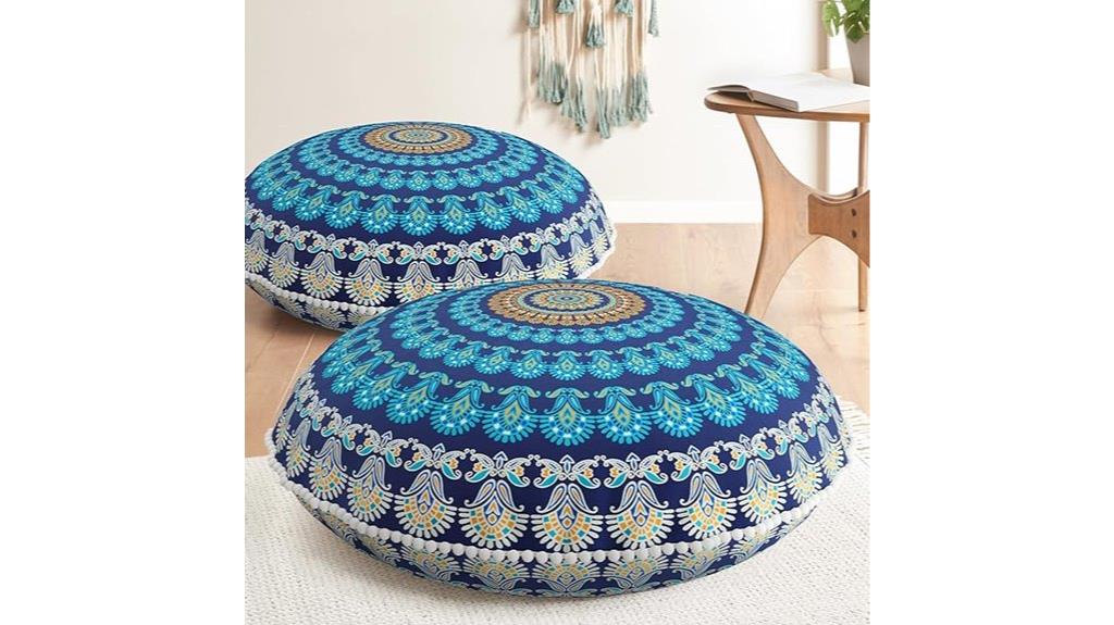 meditation floor pillow set