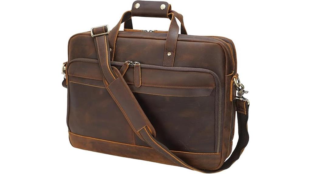 men s leather laptop bag
