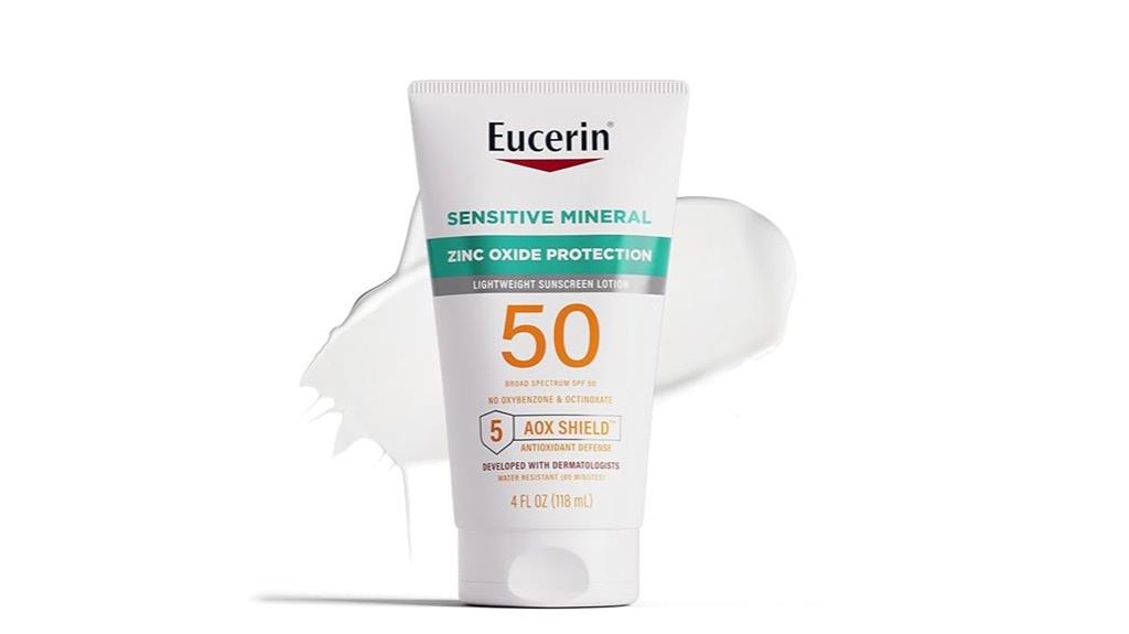 mineral sunscreen lotion spf50