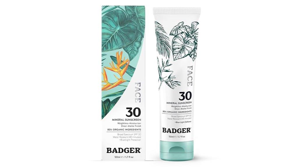 mineral zinc oxide sunscreen