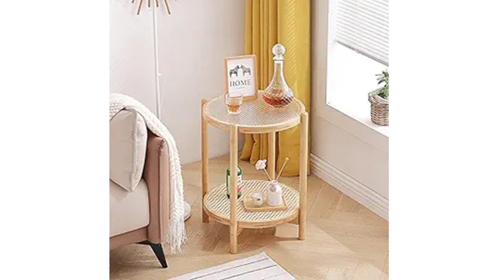 modern round coffee table