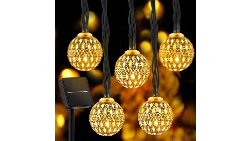 moroccan solar fairy lights