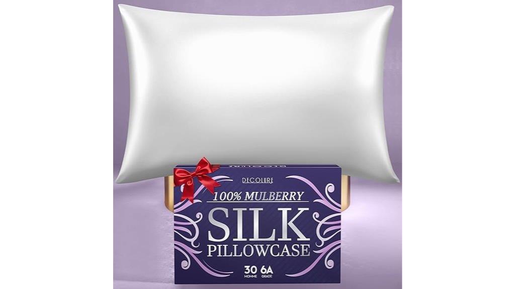 mulberry silk pillowcase details