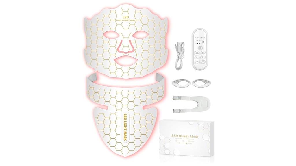 multi color led face mask