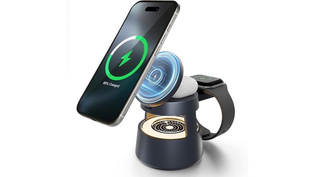 multi device wireless charging station