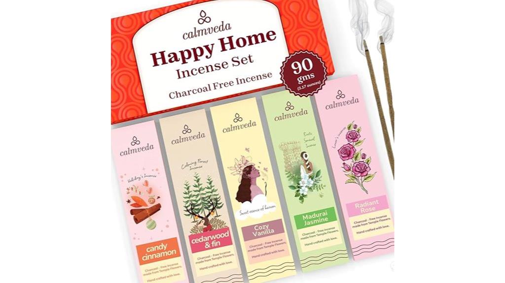 multiple scented incense packs