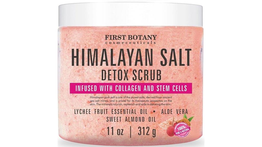 natural exfoliating body scrub