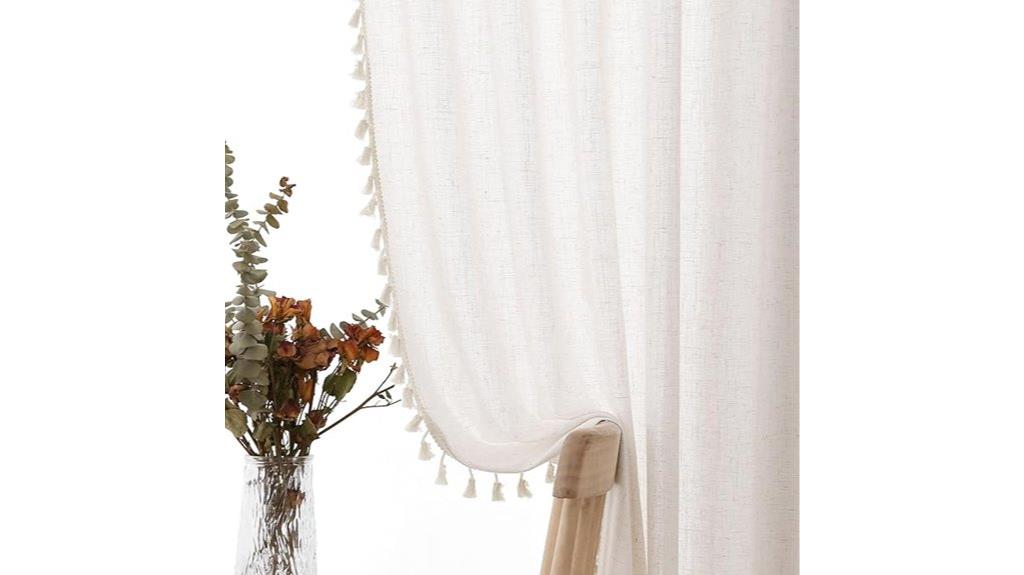 natural linen curtain panels