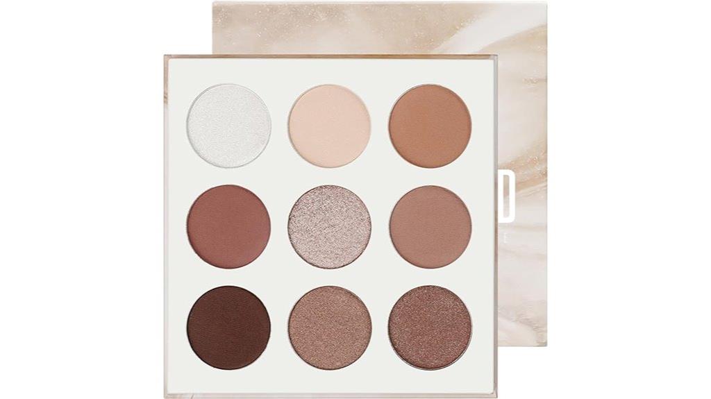 neutral 9 color eyeshadow palette