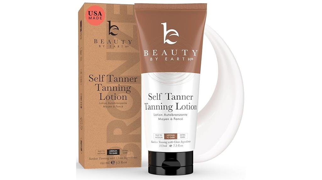 organic self tanner ingredients