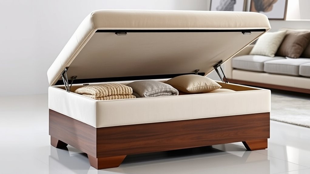 ottoman size storage style