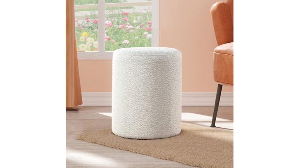 padded modern ottoman stool