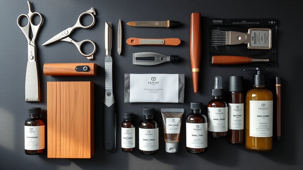 personalized grooming kit selection
