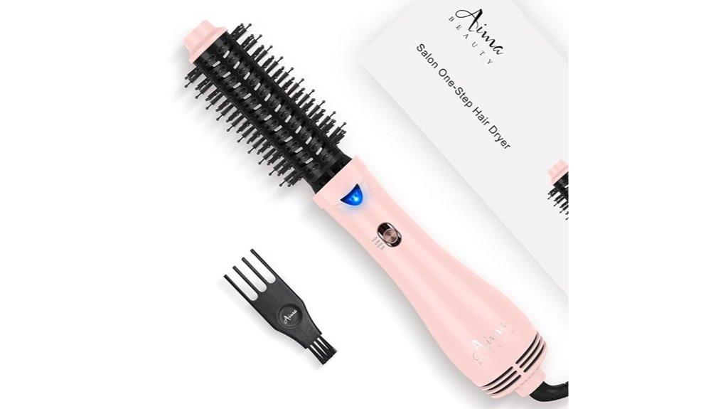 pink hair dryer styler