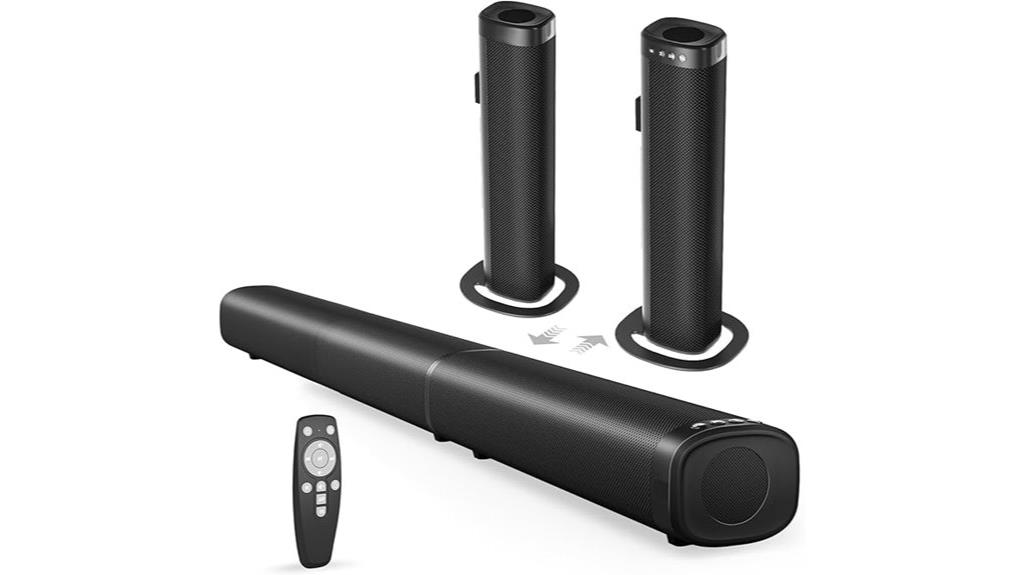 powerful 100w bluetooth soundbar