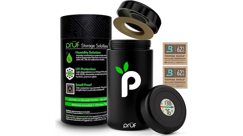 pr f jar with sensors