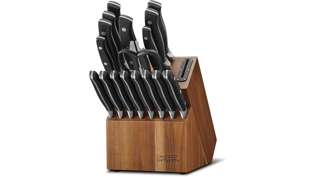 premium 18 piece knife set