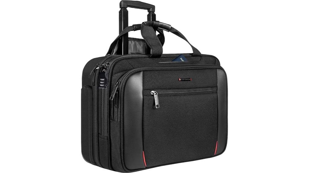 professional rolling laptop case