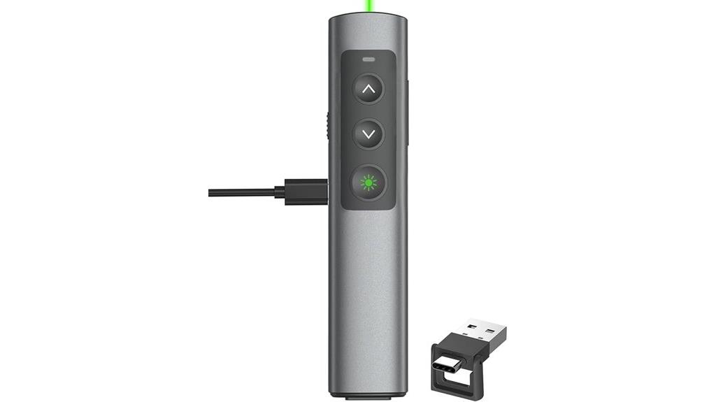 rechargeable green laser pointer