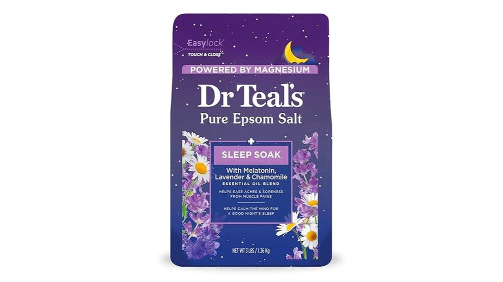 relaxing lavender chamomile soak