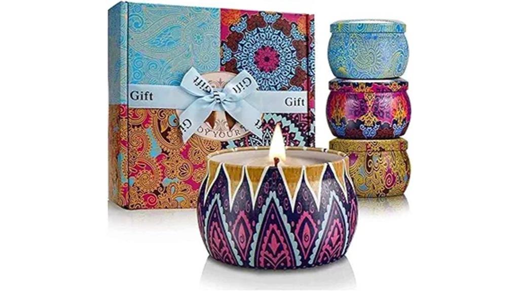 scented candle gift set