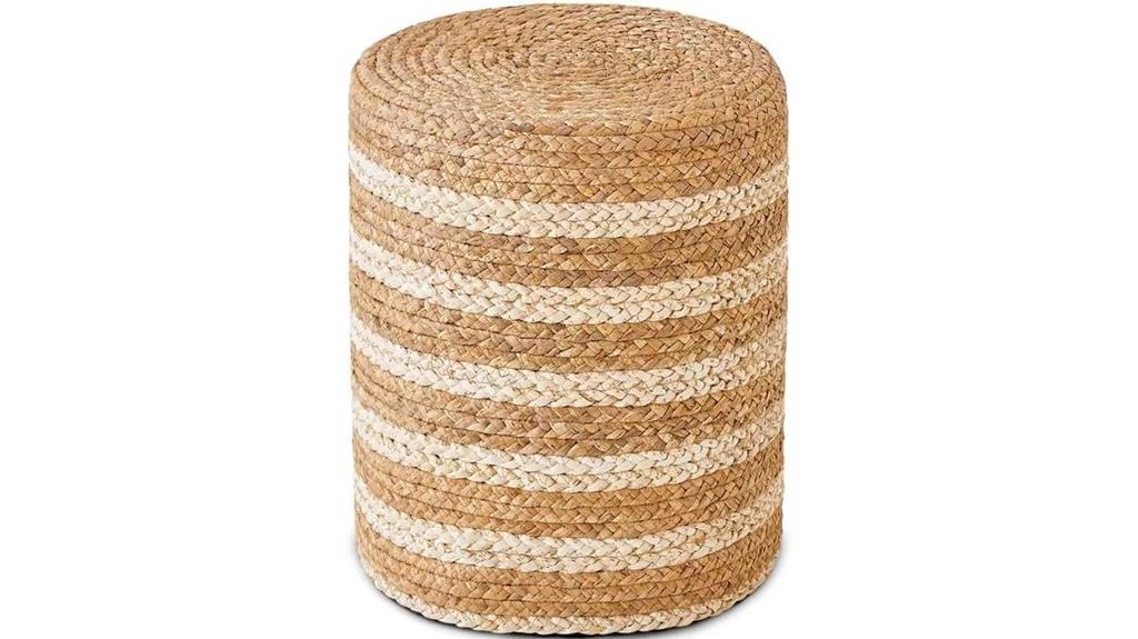 seagrass ottoman footrest